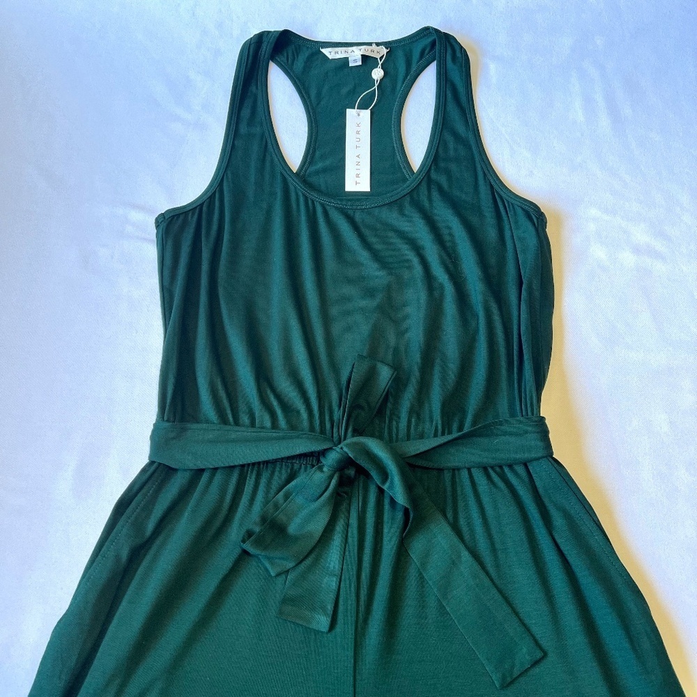 Trina Turk Jumpsuit Deep Ocean Teal